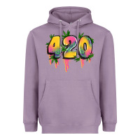 Lavender 420 cannabis Heavyweight Hoodie - Artiststas