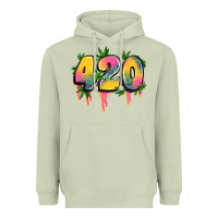 Matcha 420 cannabis Heavyweight Hoodie - Artiststas