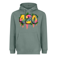 Sage 420 cannabis Heavyweight Hoodie - Artiststas
