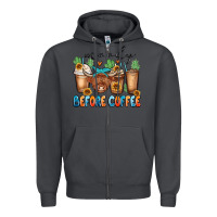 Smoke moody before coffee Zipper Hoodie - MaliasSmallBusiness