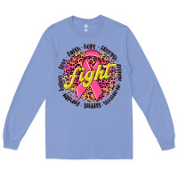 Colony Blue fight breast cancer Long Sleeve Tee - NancyCooperArtShop