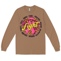 Toasted Coconut fight breast cancer Long Sleeve Tee - NancyCooperArtShop