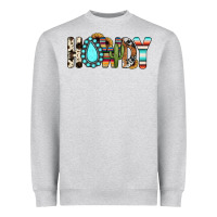 Heather Grey howdy Heavyweight Sweatshirt - JahusDesignShop