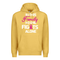 Antique Gold In This Family No One Fights Alone Cancer Survivor Premium Hoodie - Bettercallsaul