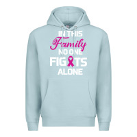 Blue Mist In This Family No One Fights Alone Cancer Survivor Premium Hoodie - Bettercallsaul
