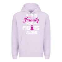 Lilac In This Family No One Fights Alone Cancer Survivor Premium Hoodie - Bettercallsaul
