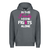 Rock In This Family No One Fights Alone Cancer Survivor Premium Hoodie - Bettercallsaul