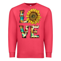 Cardinal western love with sunflower Premium Sweatshirt - Artiststas