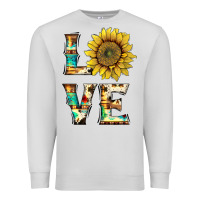 Dove Grey western love with sunflower Premium Sweatshirt - Artiststas