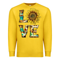 Lemon western love with sunflower Premium Sweatshirt - Artiststas