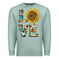 Seafoam western love with sunflower Premium Sweatshirt - Artiststas