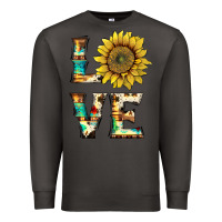 Smoke western love with sunflower Premium Sweatshirt - Artiststas