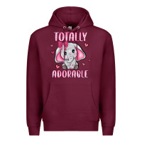 Burgundy totally adorable Premium Hoodie - JahusDesignShop