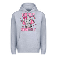 Heather Grey totally adorable Premium Hoodie - JahusDesignShop