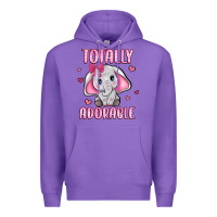 Purple totally adorable Premium Hoodie - JahusDesignShop