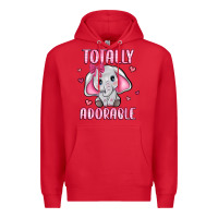 Red totally adorable Premium Hoodie - JahusDesignShop