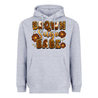 Heather Grey brown suga babe Heavyweight Hoodie - Artiststas
