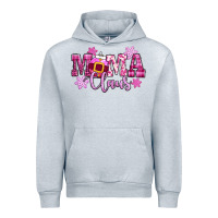 Heather Grey mama claus pink christmas Urban Hoodie - CowGirlArtShop