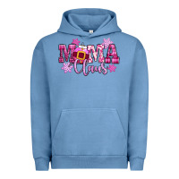 Pigment Pebble Blue mama claus pink christmas Urban Hoodie - CowGirlArtShop
