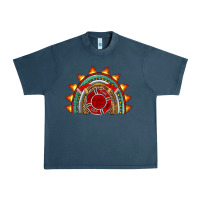 Midnight Navy firefighter rainbow Urban Heavy Tee - Artiststas