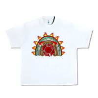 White firefighter rainbow Urban Heavy Tee - Artiststas