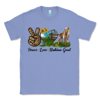 Colony Blue Peace Love Nubian Goat Classic Tee - LillyAllenDesigns
