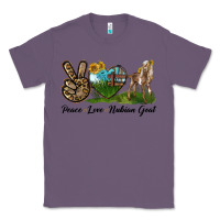 Lavender Peace Love Nubian Goat Classic Tee - LillyAllenDesigns
