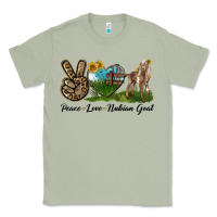 Matcha Peace Love Nubian Goat Classic Tee - LillyAllenDesigns