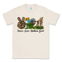 Peace Love Nubian Goat Classic Tee | Teevron