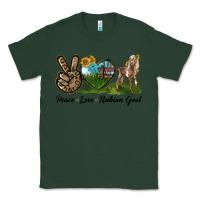 Sports Green Peace Love Nubian Goat Classic Tee - LillyAllenDesigns