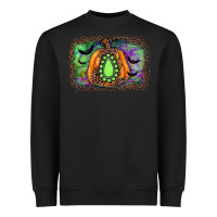 Black halloween gemstone background Heavyweight Sweatshirt - JahusDesignShop