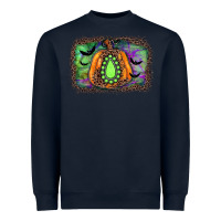 Navy halloween gemstone background Heavyweight Sweatshirt - JahusDesignShop