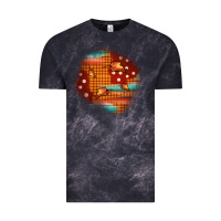 Cloud Black fall patch Vintage Tee - JahusDesignShop