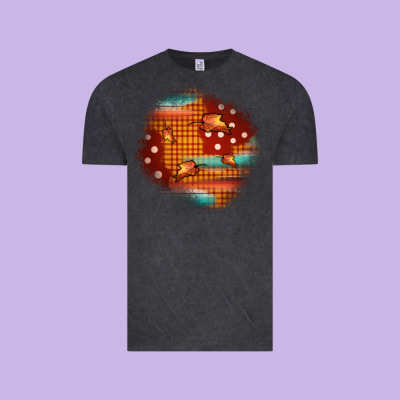 Fall Patch Vintage Tee Designed By Jahusdesignshop
