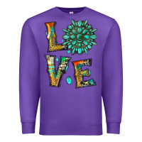Purple love with gemstone Premium Sweatshirt - Artiststas
