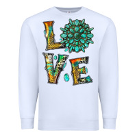 White love with gemstone Premium Sweatshirt - Artiststas