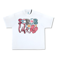 White scrub life Urban Heavy Tee - BundleAndBundleShop