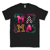 Black Racing leopard frame mama Mother's Day Classic Tee - LillyAllenDesigns