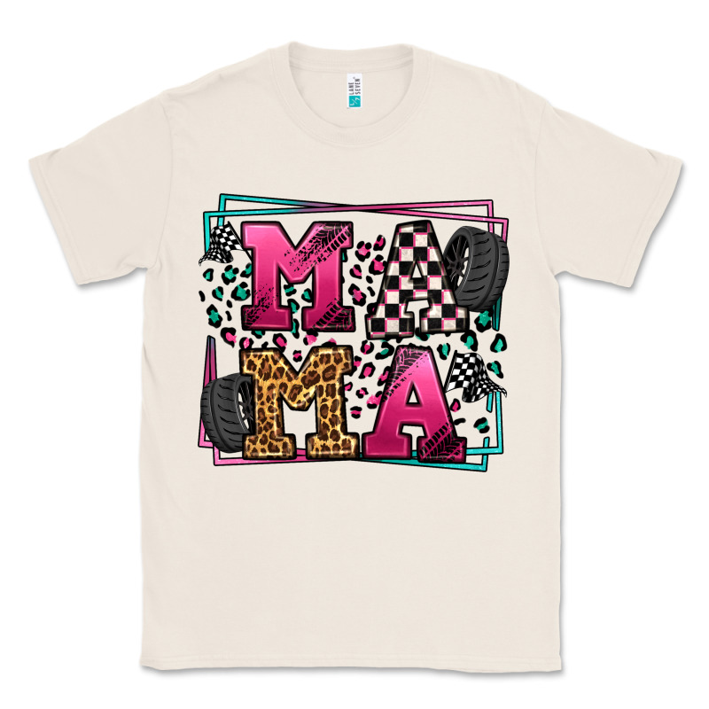 Racing Leopard Frame Mama Mother's Day Classic Tee by LillyAllenDesigns | Teevron