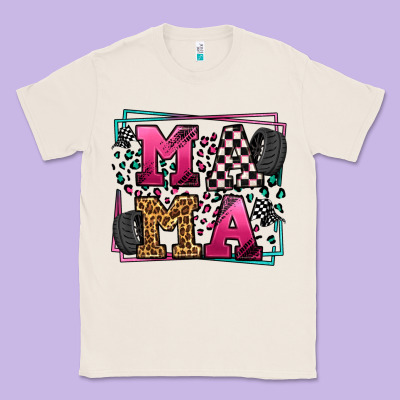 Racing Leopard Frame Mama Mother's Day Classic Tee Designed By Lillyallendesigns