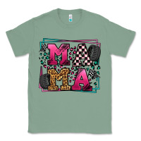 Sage Racing leopard frame mama Mother's Day Classic Tee - LillyAllenDesigns
