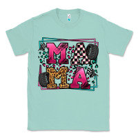 Seafoam Racing leopard frame mama Mother's Day Classic Tee - LillyAllenDesigns