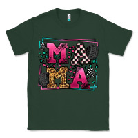 Sports Green Racing leopard frame mama Mother's Day Classic Tee - LillyAllenDesigns