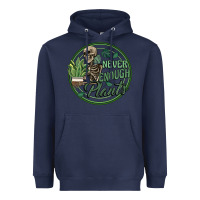 Navy never enough plants Heavyweight Hoodie - Artiststas