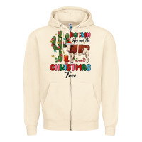 Sandshell rockin around the christmas tree Zipper Hoodie - MaliasSmallBusiness