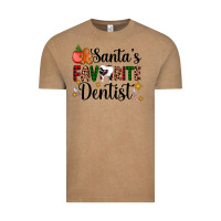 Vintage Coffee santa's favorite dentist Vintage Tee - AdoDesignShop