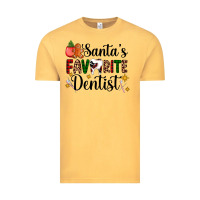 Vintage Mustard santa's favorite dentist Vintage Tee - AdoDesignShop