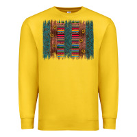 Lemon sunflower serape brush stroke Premium Sweatshirt - Artiststas