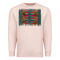 Pale Pink sunflower serape brush stroke Premium Sweatshirt - Artiststas