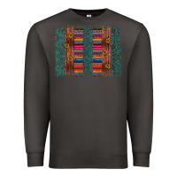 Smoke sunflower serape brush stroke Premium Sweatshirt - Artiststas